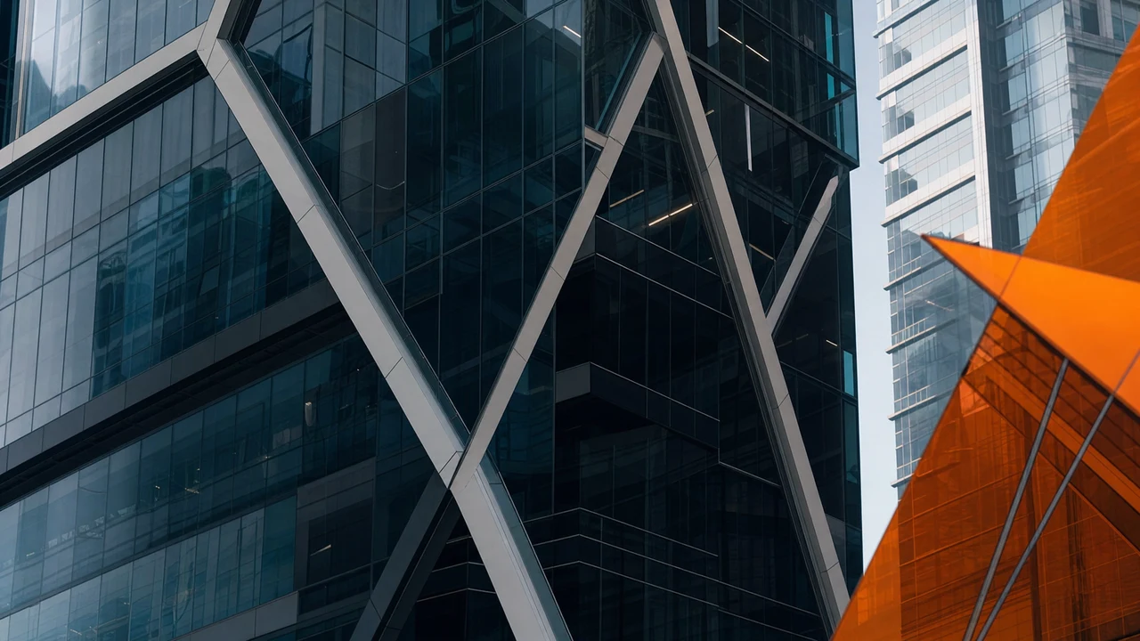 Modern Dubai office tower facade symbolizing the free zone versus mainland decision