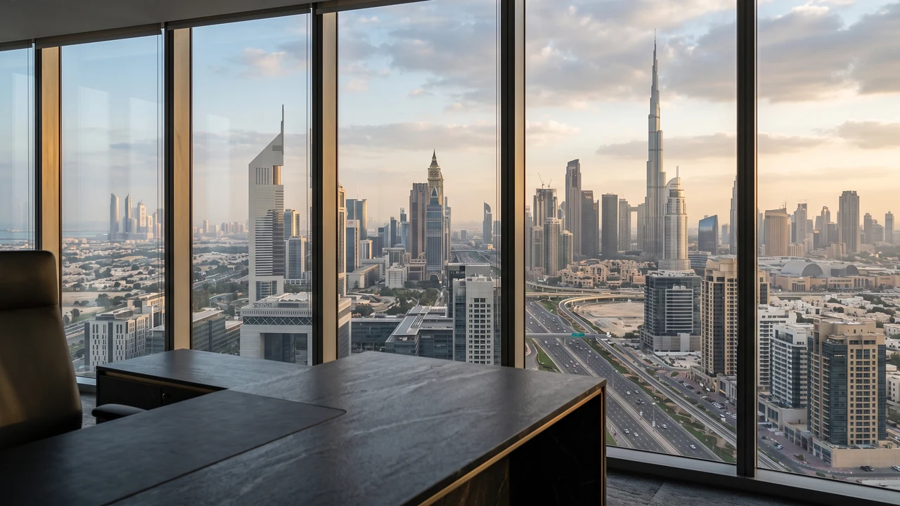 Dubai and DIFC financial districts representing UAE company structure options