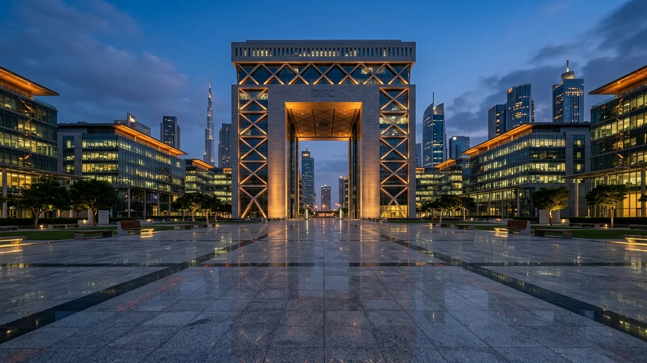 DIFC financial district Dubai — banking for UAE free zone company setup